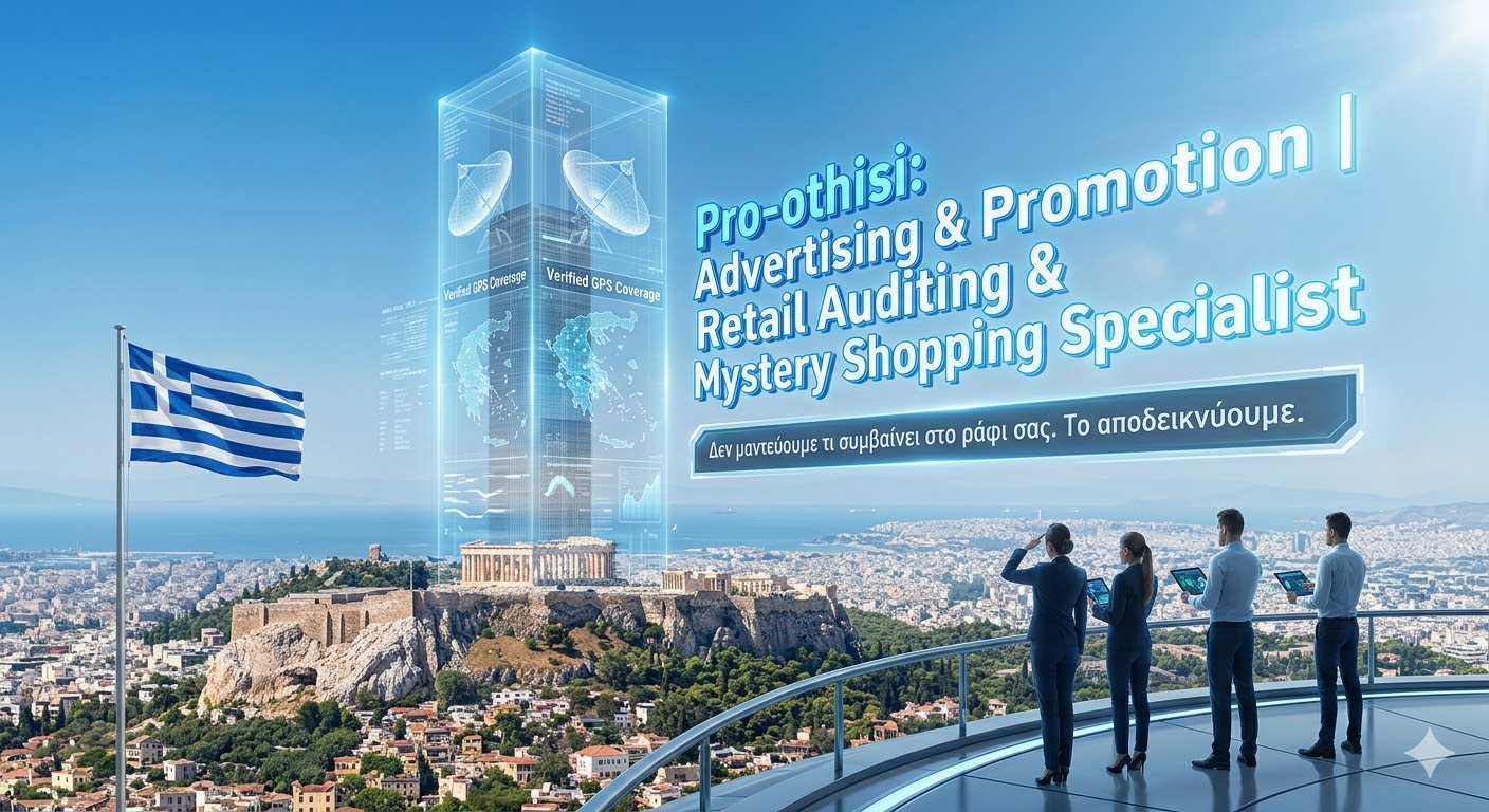 Pro-othisi Advertising & Promotion - Ηγετική εταιρεία Retail Auditing και Mystery Shopping στην Αθήνα με πανελλαδική κάλυψη.